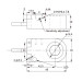 Індуктивний датчик Akusense TH15-20PC
