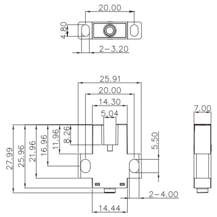 Щілинний датчик Akusense SK-306PA-KW